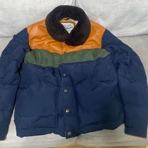 Used mens puffer jacket by Pennfield, Staple collab. Size Mediu
